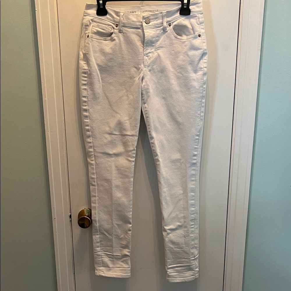 Old Navy Skinny White Jeans Size 4